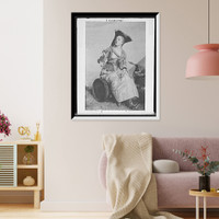 Historic Framed Print, Queen of the camp,  17-7/8" x 21-7/8"