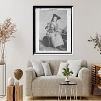 Historic Framed Print, Queen of the camp,  17-7/8" x 21-7/8"
