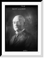 Historic Framed Print, Senator J.D. Works,  17-7/8" x 21-7/8"
