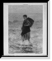 Historic Framed Print, In the surf,  17-7/8" x 21-7/8"