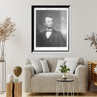 Historic Framed Print, Abraham Lincoln,  17-7/8" x 21-7/8"