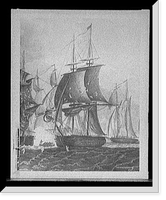 Historic Framed Print, The Niagara, Perry's flagship - 2,  17-7/8" x 21-7/8"