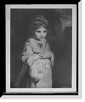 Historic Framed Print, [Little girl],  17-7/8" x 21-7/8"