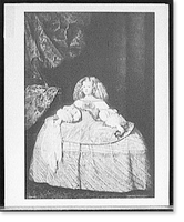 Black & White Photo - De la enfanta Dona Margarita de Austria