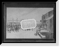 Repulse of Leslie at the old North Bridge, Vintage Poster