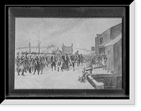 Repulse of Leslie at the Old North Bridge, Historic Reproduction