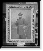 Civil war officer, possibly Russell Alexander Alger, Antique Print
