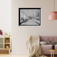 Historic Framed Print, Gas office, first floor, looking back,  17-7/8" x 21-7/8"