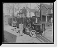 Coke delivery wagon and workers, Detroit City GasCompany, Mich, Historic Print