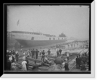 Historic Framed Print, S.S. Allegheny, Wyandotte, Mich.,  17-7/8" x 21-7/8"