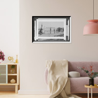 Historic Framed Print, [Afternoon plunge, Saint Clair Flats, Mich.],  17-7/8" x 21-7/8"