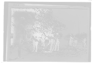 Highway construction crew, probably Michigan State Highway Dept., digging, Michigan, Historic Print