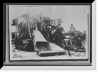 Highway construction equipment, probably Michigan State Highway Dept., Michigan Classic, Vintage Print