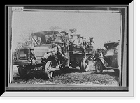 Highway construction crew and truck, Michigan, Vintage Wall Art