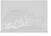 Highway construction crew and truck, Michigan, Vintage Wall Art