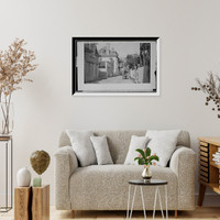 Historic Framed Print, Hospital Street, St. Augustine,  17-7/8" x 21-7/8"