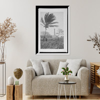 Tampico light house, Historic Print