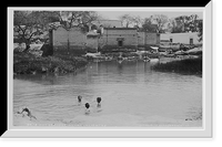 Historic Framed Print, Hot springs, Aguas Calientes,  17-7/8" x 21-7/8"