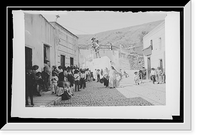 Historic Framed Print, Guanajuato street scene,  17-7/8" x 21-7/8"