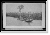 Historic Framed Print, Canal de la Viga - 4,  17-7/8" x 21-7/8"