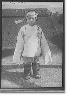 Chinese American child in embroidered jacket Classic, Historic Print