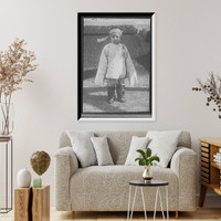 Chinese American child in embroidered jacket Classic, Historic Print
