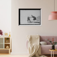 Historic Framed Print, Come on in, the water's fine,  17-7/8" x 21-7/8"