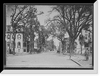 Historic Framed Print, Bull St. [Street], Savannah, Ga. - 2,  17-7/8" x 21-7/8"