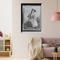Historic Framed Print, Queen of the camp - 2,  17-7/8" x 21-7/8"