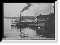 Steamer Mt. Washington at dock, Weirs, N.H. - 2, Antique Wall Art