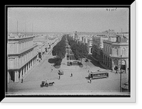 Historic Framed Print, [The Prado, Havana, Cuba],  17-7/8" x 21-7/8"