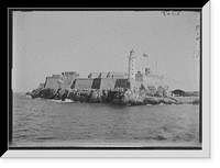 Historic Framed Print, [Morro Castle, Havana, Cuba],  17-7/8" x 21-7/8"