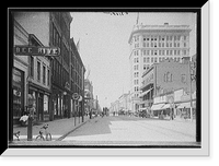 Historic Framed Print, [Broughton Street, Savannah, Ga.],  17-7/8" x 21-7/8"