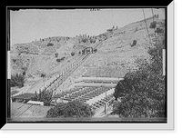 Historic Framed Print, [Catalina Island incline and Avalon Greek Theater, Calif.],  17-7/8" x 21-7/8"