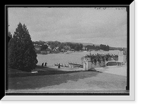 From grounds of Fort William Henry Hotel, Lake George, N.Y, Vintage Wall Art
