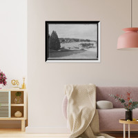 From grounds of Fort William Henry Hotel, Lake George, N.Y, Vintage Wall Art