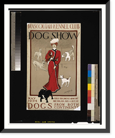 Mascoutah Kennel Club dog show. Dogs from both continents. Geo. Ford Morris 01, Vintage Print