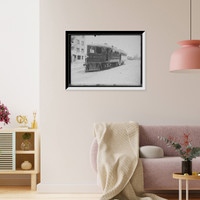 Historic Framed Print, Gasoline motor car running from San Diego, La Hoya [sic], Calif.,  17-7/8" x 21-7/8"