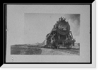 Train rounding a curve Classic, Antique Wall Art