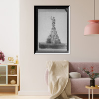 Historic Framed Print, [National Monument to the Forefathers, Plymouth, Mass.],  17-7/8" x 21-7/8"