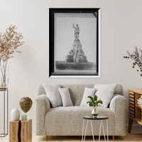 Historic Framed Print, [National Monument to the Forefathers, Plymouth, Mass.],  17-7/8" x 21-7/8"