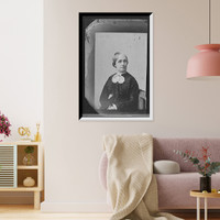 Mother of William Henry Jackson in lace jabot, seated Classic, Vintage Wall Art