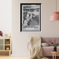 Packing pork and beans in shipping cartons, Antique Poster