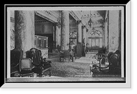 Historic Framed Print, Broad Street corridor, the Bellevue-Stratford, Phila[delphia],  17-7/8" x 21-7/8"
