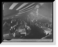 U.S.S. New York, dinner to Admiral Sampson by officers of the squadron at Newport, on anniversary of Battle of Santiago - 2, Historic Reproduction
