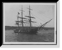 Historic Framed Print, U.S.S. St. Mary's, Dewey Naval Parade - 2,  17-7/8" x 21-7/8"