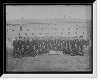 Chicago Naval reserves discharged from U.S.S. Oregon at Charlestown Navy Yard, Vintage Print
