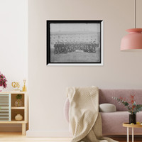 Chicago Naval reserves discharged from U.S.S. Oregon at Charlestown Navy Yard, Vintage Print