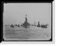 Return of Santiago fleet, New York Harbor, Aug. 20, 1898 Classic, Vintage Poster