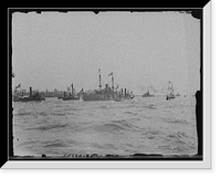 Return of Santiago fleet, New York Harbor, Aug. 20, 1898 - 5, Historic Print